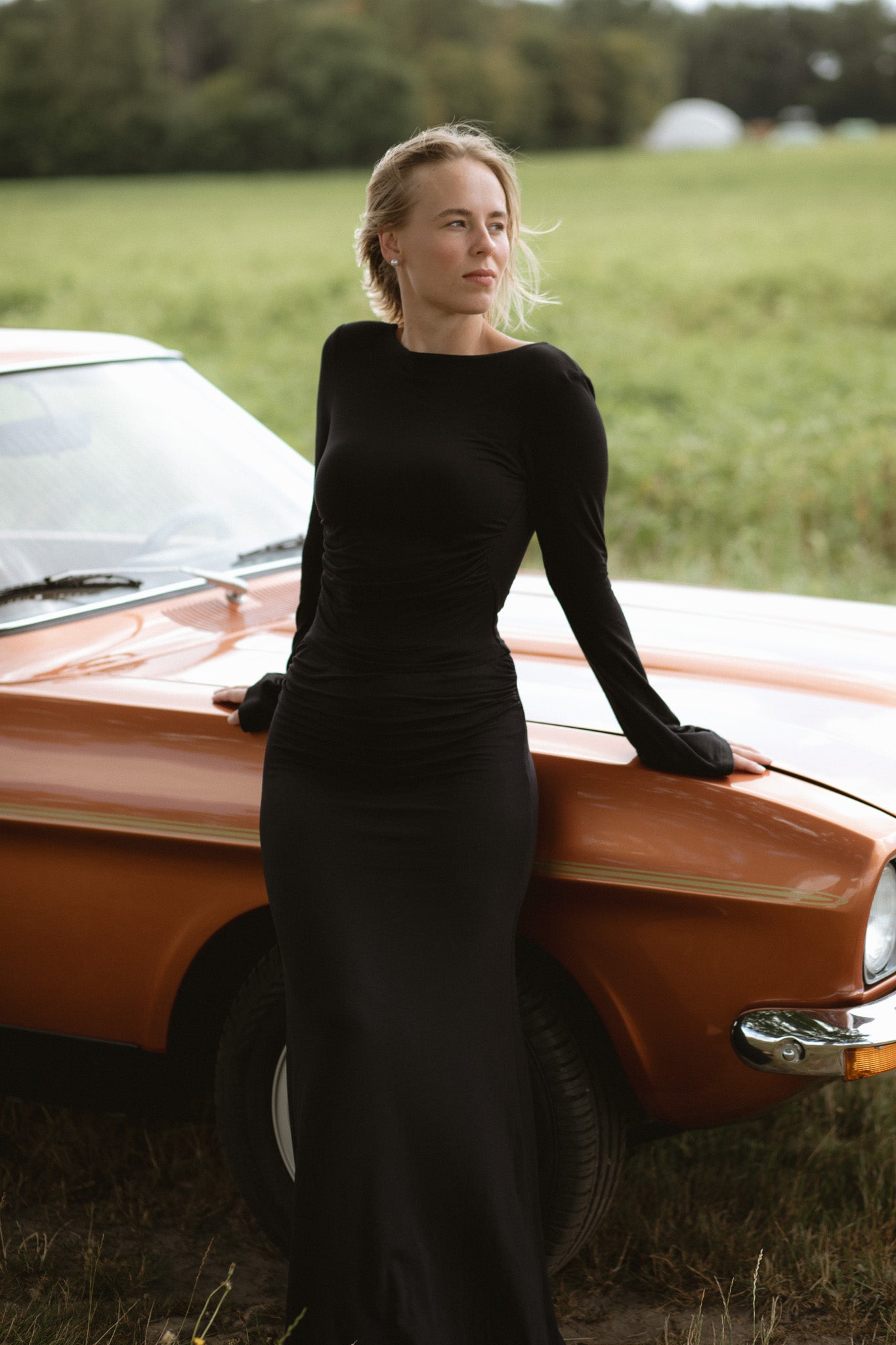 Built-in Bra Set | Diana Long sleeve