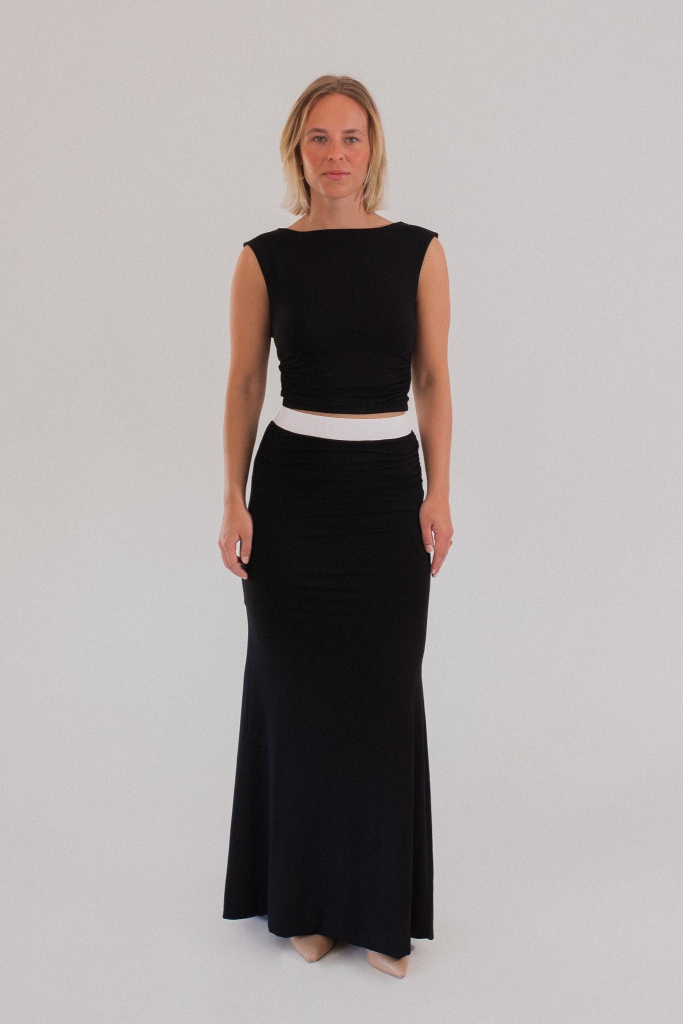 maxi skirt mermaid fit