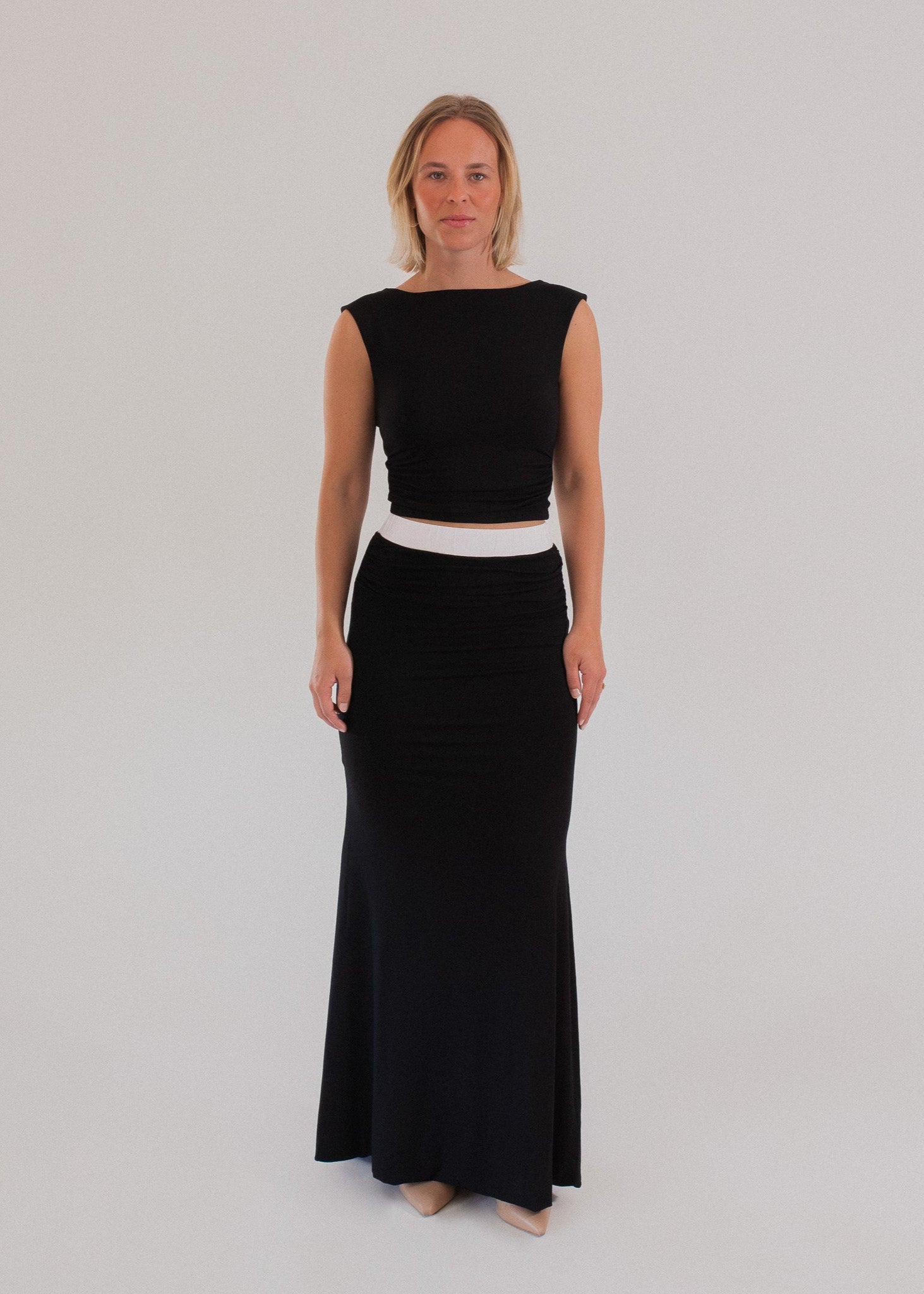 maxi skirt mermaid fit
