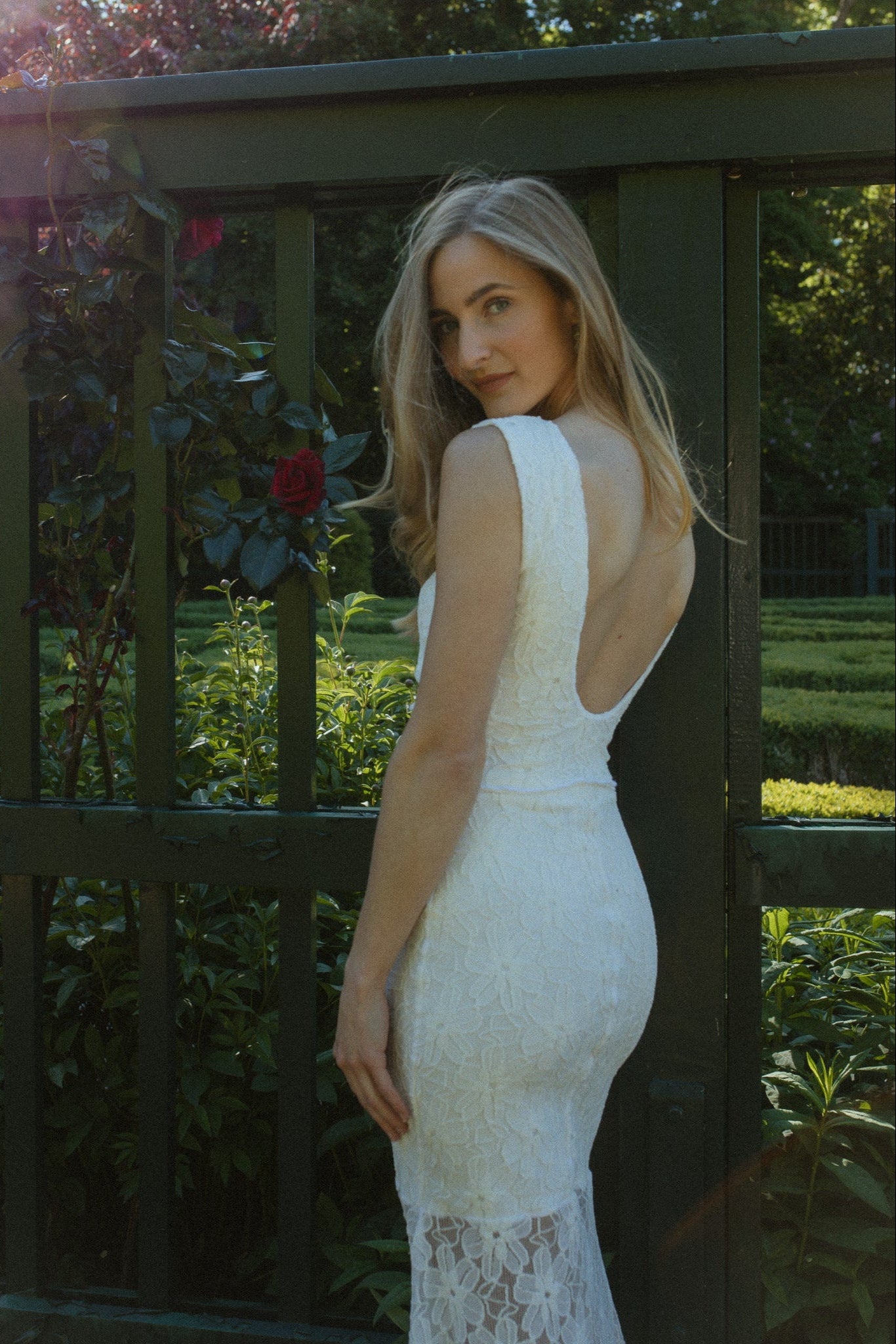 kanten top met ingebouwde bh 