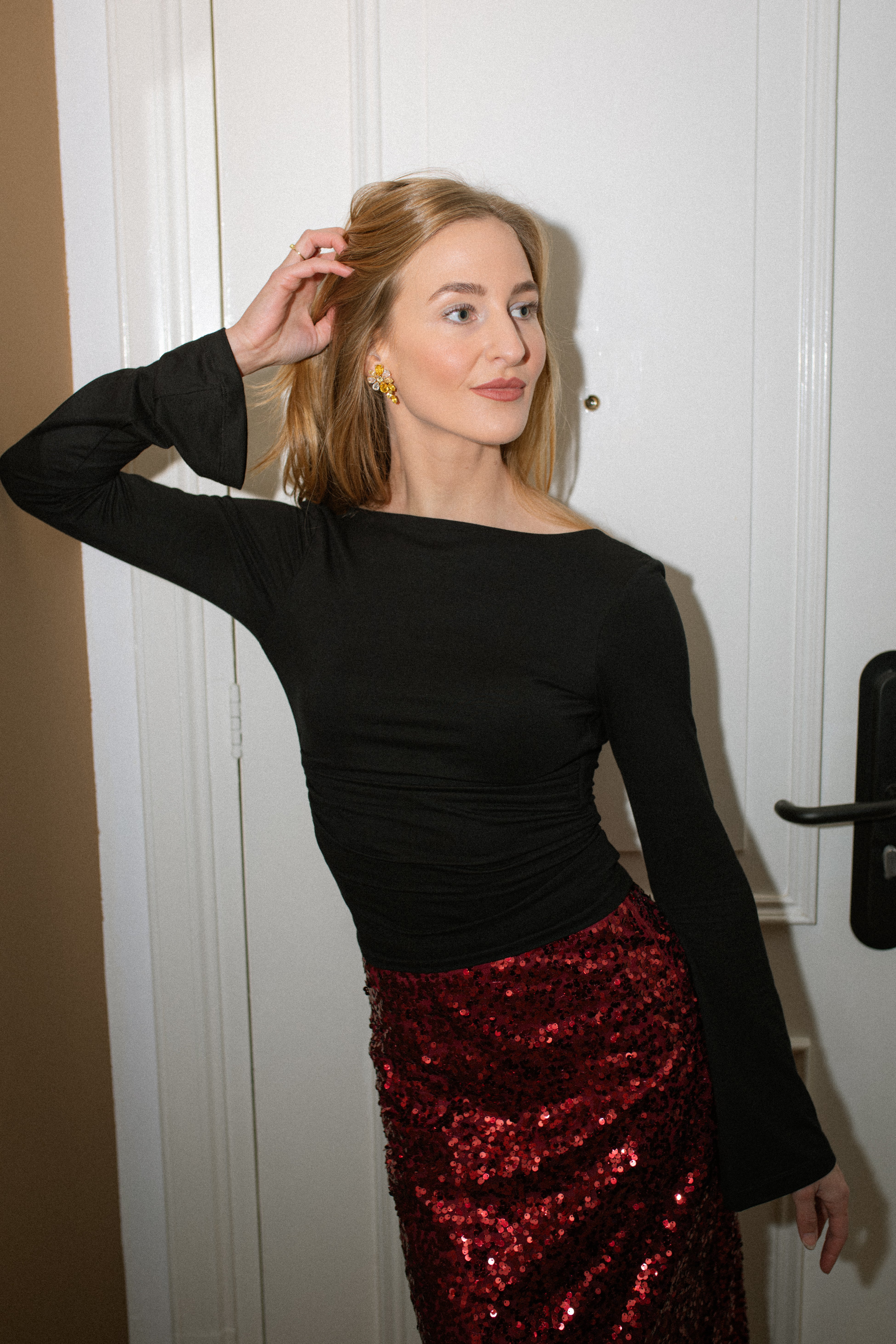 Built-in Bra Top | Diana Long sleeve