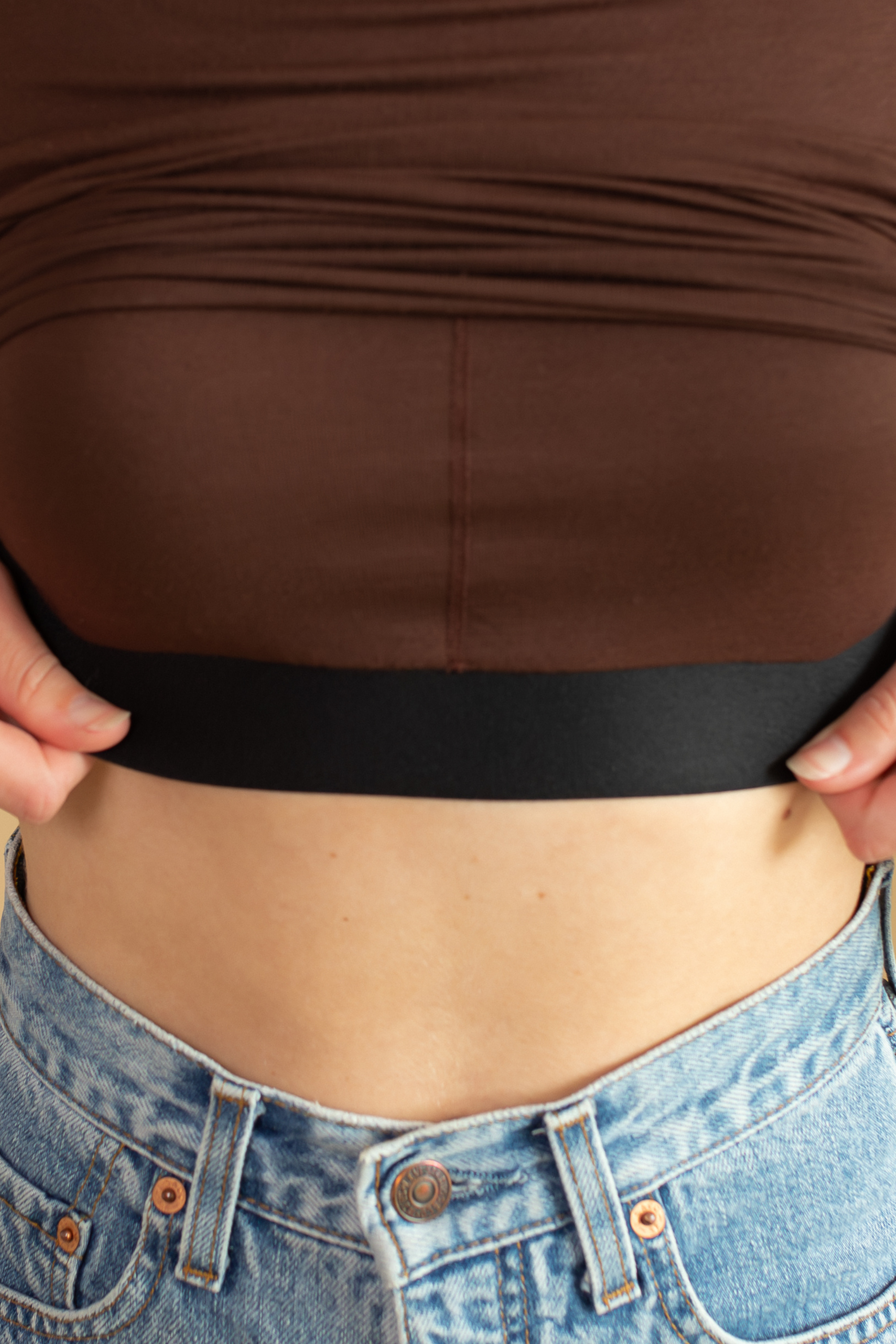 Built-in Bra Top | Diana Long sleeve