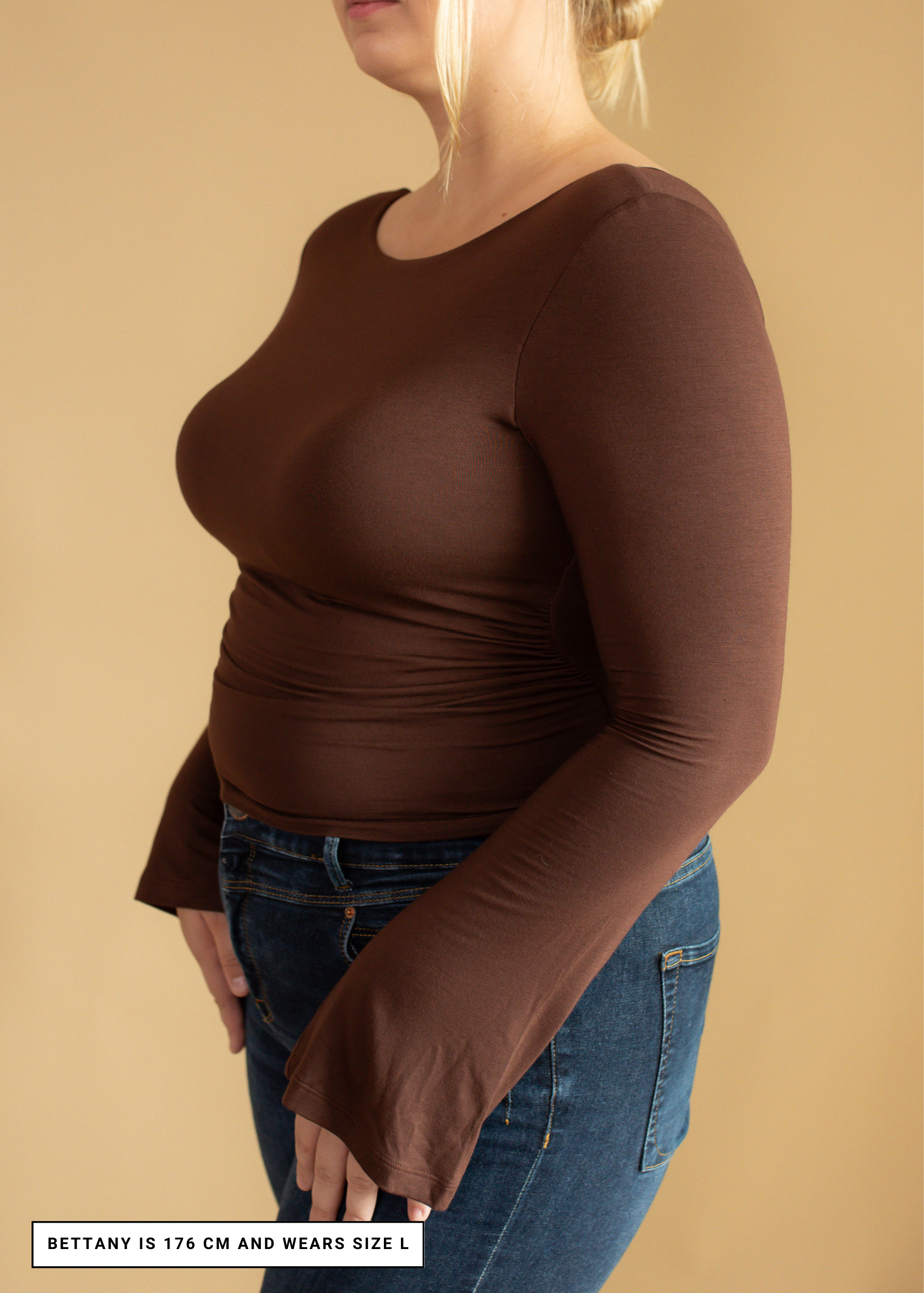 Built-in Bra Open Back Top | Diana